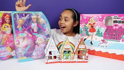 Download Video: #Barbie Christmas Advent Calendar - Kinder Surprise Eggs - Toys For Kids | Toys AndMe