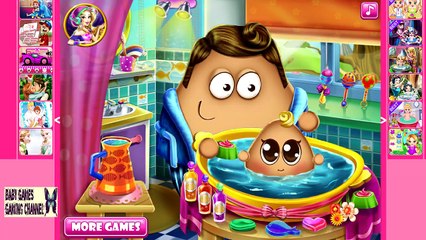 Pou Baby Wash - Pou Cartoon Baby Game for Kids