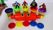 Learn Colors with Marvel Superheroes Toys Surprises Play Doh Eggs Spiderman The Hulk Iron