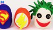 Superheroes Finger Family Rhymes Surprises _ Play Doh Superhero Surprise Eggs Fing