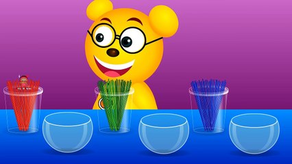 Learn Colors with Spaghetti GUMMY BEARS for Children, Toddlers | Kids Learning Colours Videos