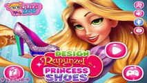 Design Rapunzel Princess Shoes - Disney Princess Games for Kids