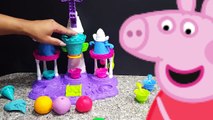 Learn colors! w/ Play doh Ice cream cup Surprise toys Peppa Pig Paw Patrol Kids TV Surpris