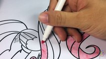 Coloring book ❤ Fluttershy mlp ❤ my little pony colouring pages with Crayola Markers