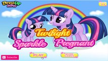 My Little Pony PREGNANT Twilight Sparkle Rainbow Dash Rarity Gives Birth Games