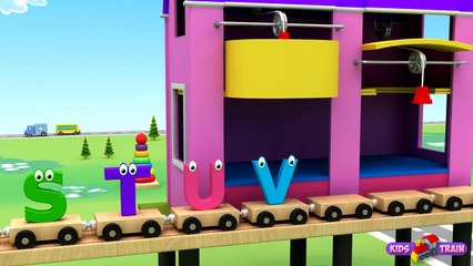 ABCD Alphabet Train song - 3D Animation Alphabet ABC Train Songs for children