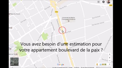 Une estimation pour un appartement , une maison à Reims boulevard de la paix ? 06 12 55 19 80 - Immobilier Reims