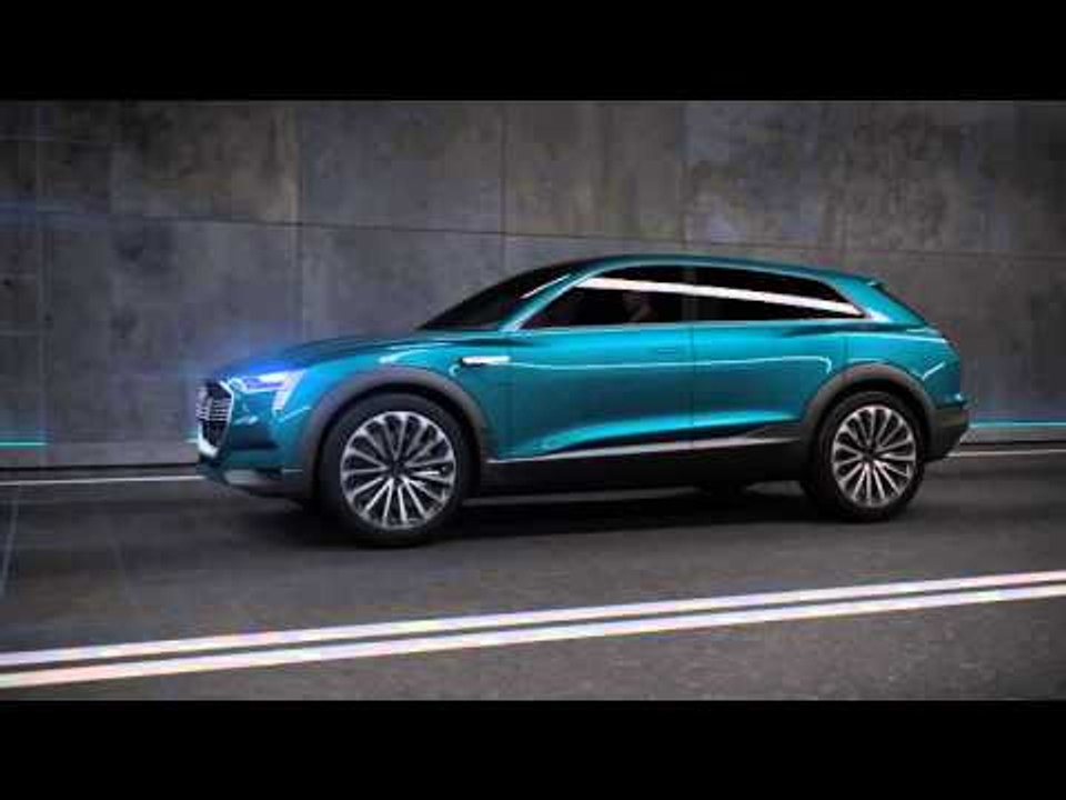 Audi e-tron Quattro en movimiento