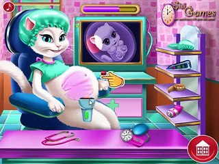Talking Angela Pregnant Check Up - Angela and Tom Baby Game for Kids