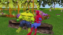 Dinosaur Head Spiderman Hulk Frozen Elsa Superheroes Finger Family Nursery Rhymes Kids Son