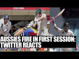 India vs Australia 4th Test: Aussies blast in first session; Twitter reactions | Oneindia News