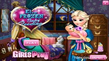 Elsa Frozen Baby Feeding - Frozen Baby Games 16:9/HD Video - Disney Princess Movie