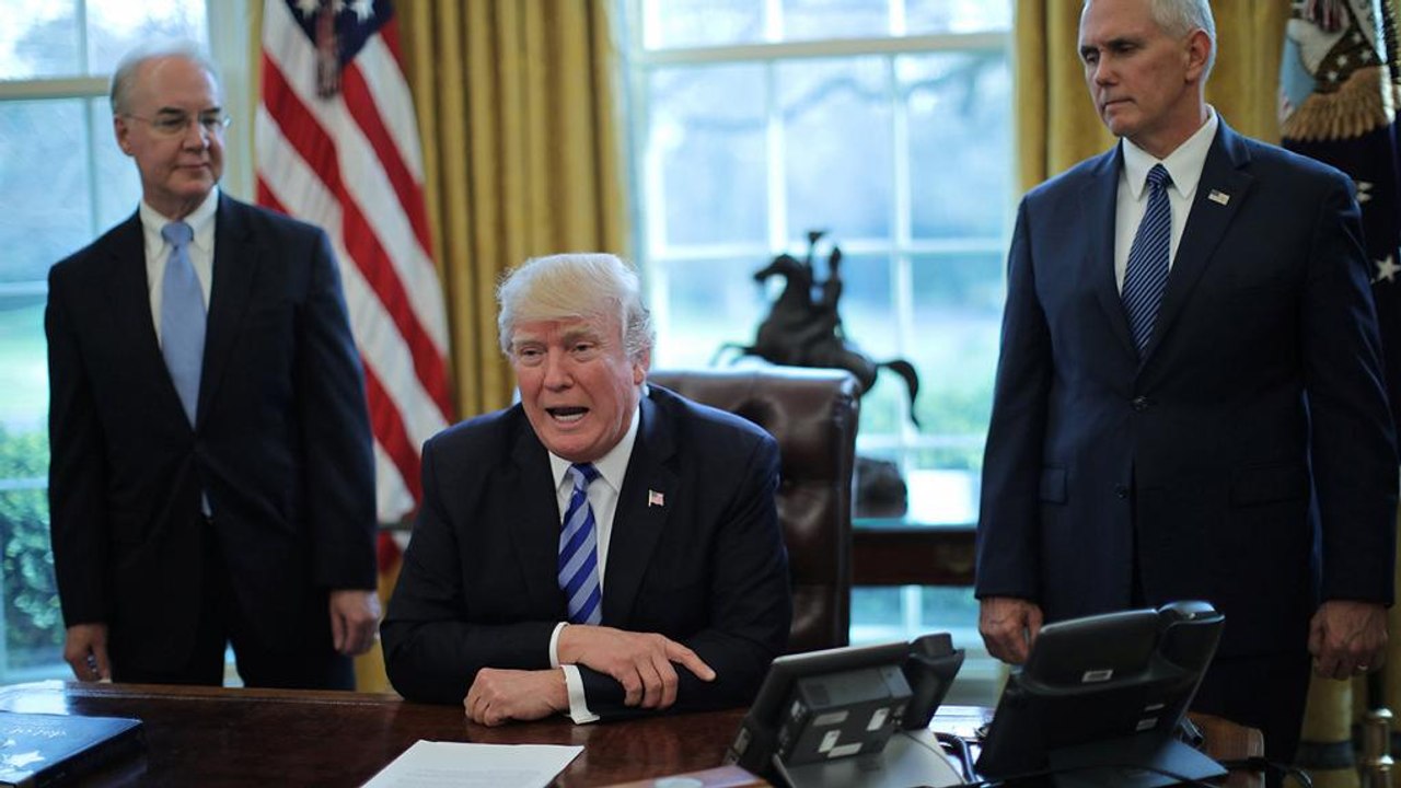 Nach der blamage mit obamacare: trump packt steuerreform an