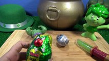 St. Patricks Day 2016 - Dinosaur Egg Surprises Green River Soda Drink