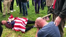 Berkeley protest Trump Supporters Pepper Sprayed and Attacked 3-4-17