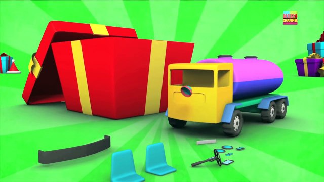 Big Trucks | Garbage Truck Oil Tank Fire Truck - Learning Vehicles Scary Monster Truck Toy