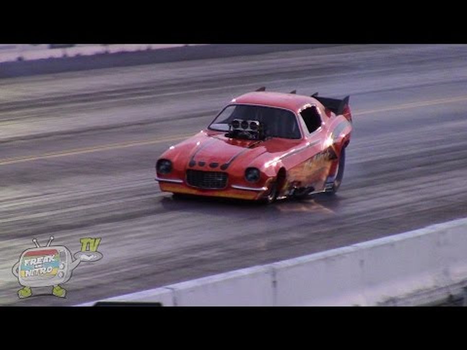 DRAG FILES: 2015 IHRA Spokane Nitro Jam Part 12 (Nostalgia Funny Car Semi Finals)