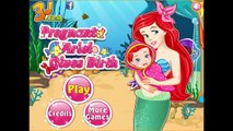 Disney Princess Pregnant Ariel Gives Birth - Newborn Baby Games