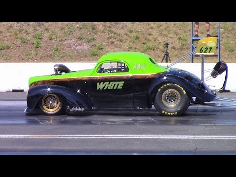 DRAG FILES: 2016 Langley Loafers Old Time Drags Part 10 ( Round 1 AA/Gas)