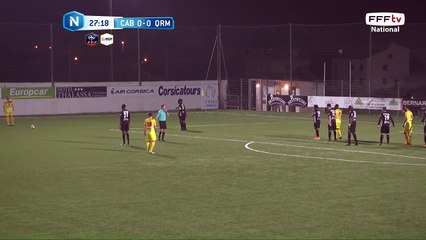 Coup franc sur le poteau