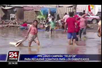 PPK lanza campaña “Telefón” para ayudar a damnificados