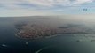 İstanbul'u Kaplayan Yoğun Sis Havadan Görüntülendi