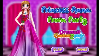 Princess Anna Prom Party Disney Frozen Anna Game For Children HD new