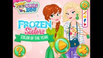 Frozen Sisters Color Of The Year - Disney Princess Elsa Anna Frozen Dress Up Game For Girl