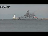 Russian frigate Admiral Grigorovich leaves Crimea port for Mediterranean