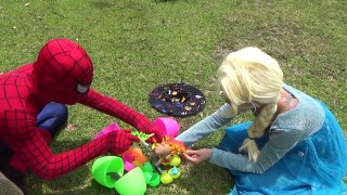 Spiderman & Frozen Elsa w/ Batman & Hulk Get a PINOCCHIO NOSE ! Superheroes in Real Life