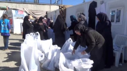 İnsan ve Medeniyet Hareketinden Suriyeli Kadınlara İnsanı Yardım