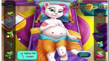 My Talking Angela and Tom - Pregnant Emergency, Angela Twins Birth Family Day - Games Comp