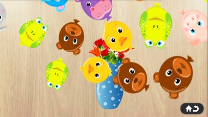Kids Learning Fruits and Vegetables Names for Kids - English - Food Puzzle for Kids