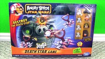 Angry Birds STAR WARS toy - JENGA DEATH STAR GAME - Unboxing, Review and Demonstration!
