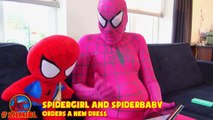Spiderman Wedding dress SECRETLY IN LOVE with Pink Spidergirl Wedding dress Superhero Fun