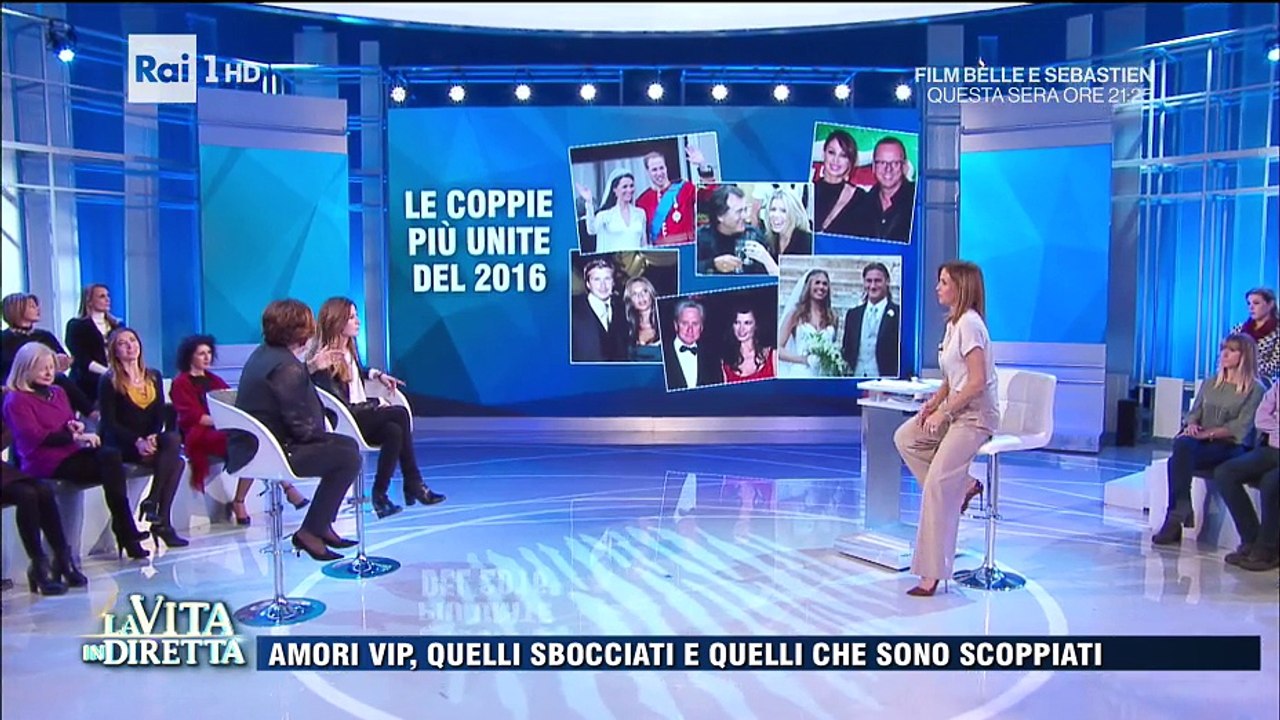 La Vita in Diretta - Amori vip: quelli sbocciati e quelli che sono scoppiati!