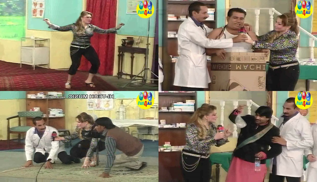 Best of Nasir Chinioti, Samia Khan, Sajjan Abbas and Iftikhar Thakur Sexy Jokes full funny Clip from 3 IDIOT DOCTORS New 2017 Pakistani Stage Drama