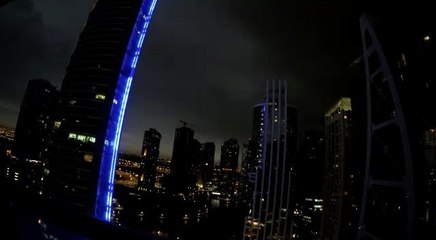 Download Video: Timelapse Captures Dubai Night Sky Lit Up by Thunderstorm