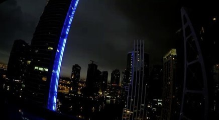 Timelapse Captures Dubai Night Sky Lit Up by Thunderstorm