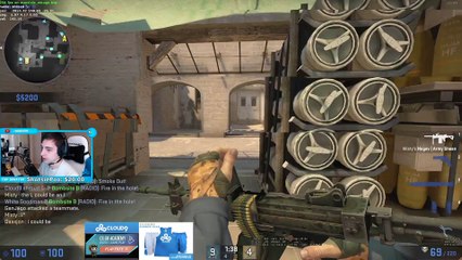 CSGO: Shroud testing the new Negev in casual