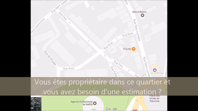 Immobilier rue Anot à Reims, vous avez besoin d'une estimation ? vous voulez vendre ? Alain STEVENS détective immobilier