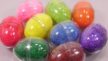 Slime Ice cream Color Foam Clay Surprise Eggs Hide Toys DIY Pom Pom !! 아이스크림 액체괴물 칼라폼 서프라이