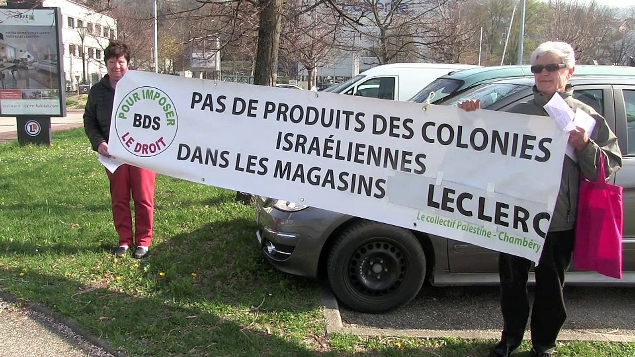 Campagne Boycott des produits israéliens issus des colonies