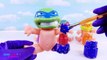 TMNT Teenage Mutant Ninja Turtles Baby Dolls Body Paint Learn Colors Fun Pretend Play Vide