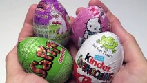 Kinder Surprise, Filly The Unicorn, Hello Kitty & Sapito Surprise Chocolate Eggs Unwrappin