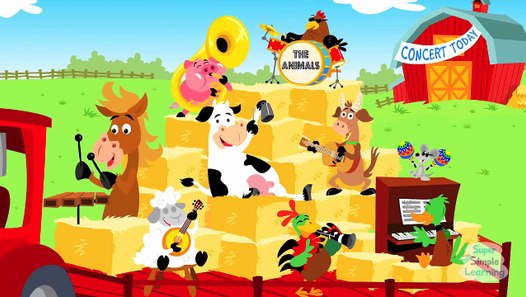 Animal Sounds Songs | + More Super Simple Songs for Kids - Vidéo