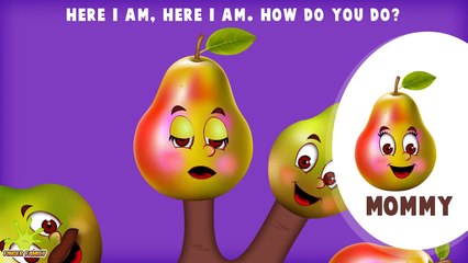 Pear, Apple, Cherry and Orange Finger Family Songs | Finger Family Collection Kids Songs T