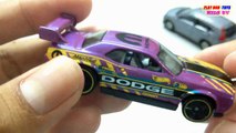 Tomica & Hot Wheels | Dodge Challenger Vs Steam Locomotive | Kids Cars Toys Videos HD Col