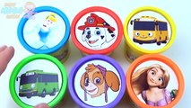 Cups Stacking Toys Play Doh Clay Frozen Princess Disney Paw Patrol Peppa Pig The Little Bu