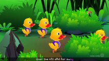 Five Little Ducks Nursery Rhyme With Lyrics - Cartoon Animation Rhymes